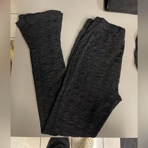 2pc stretchy flare pants with matching tube top size med